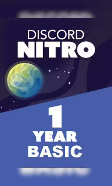 Abonnement Discord Nitro Basic d'une année
